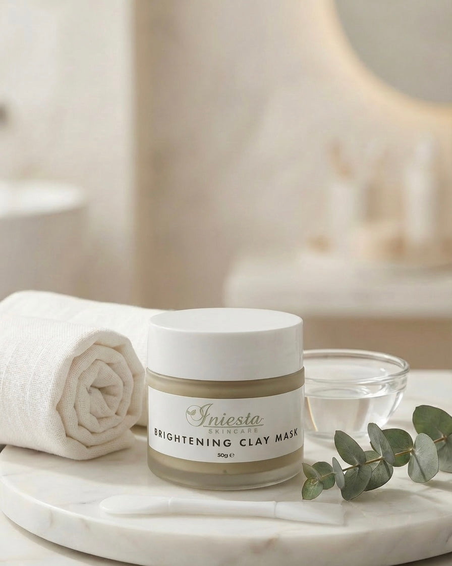 Brightening clay mask