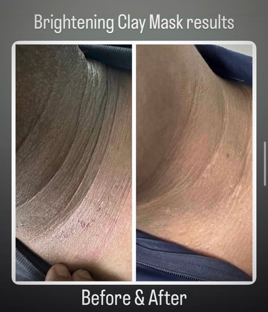 Brightening clay mask