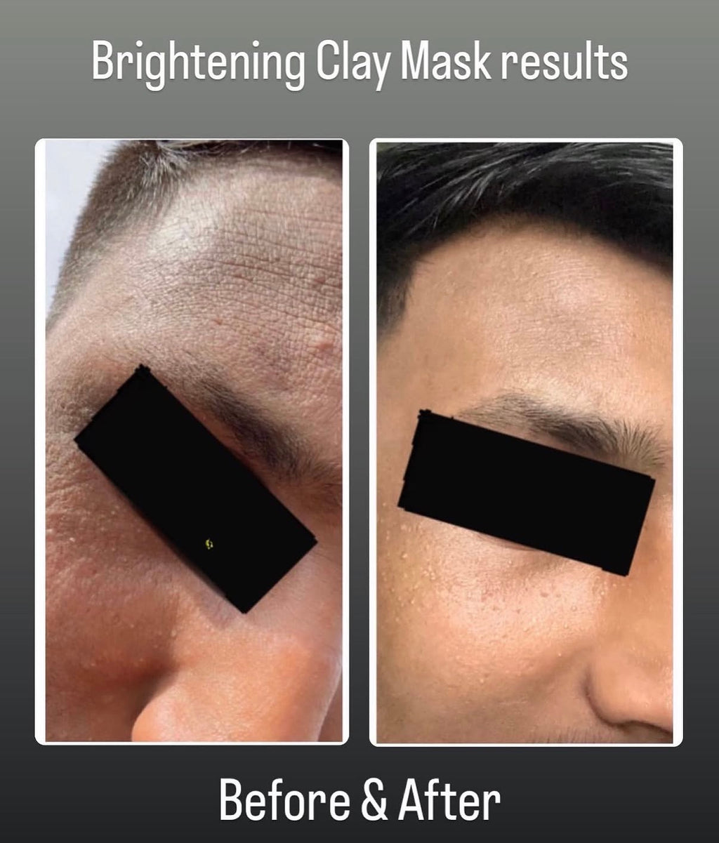 Brightening clay mask