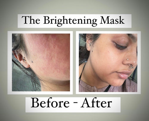 Brightening clay mask